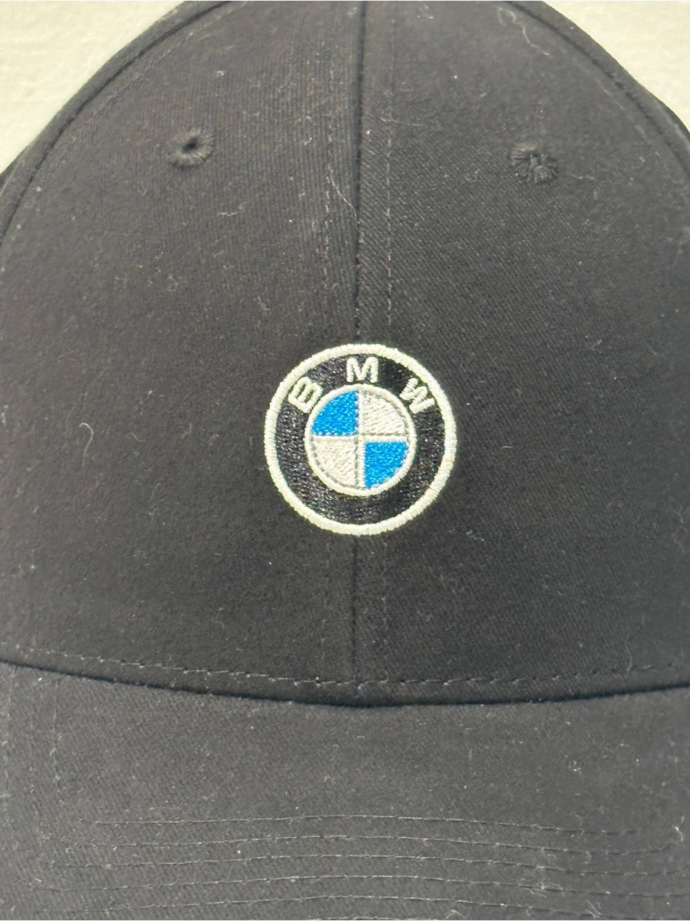 BMW Black Baseball Cap - Classic Men's Accessory One Size Fits All - Picture 2 of 6
